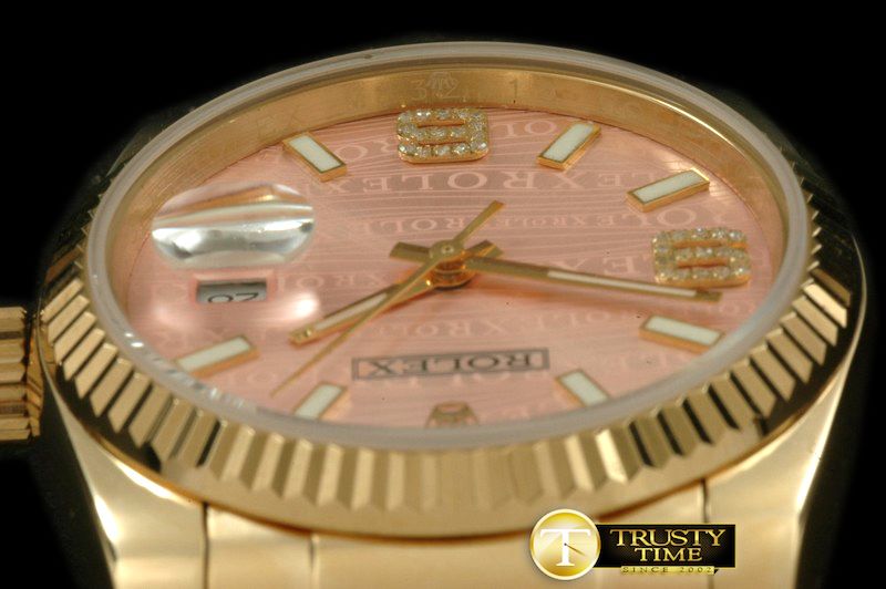 롤렉스 YG/LE Salmon Asian 2836/3135Real Diamond -RDJ0236B