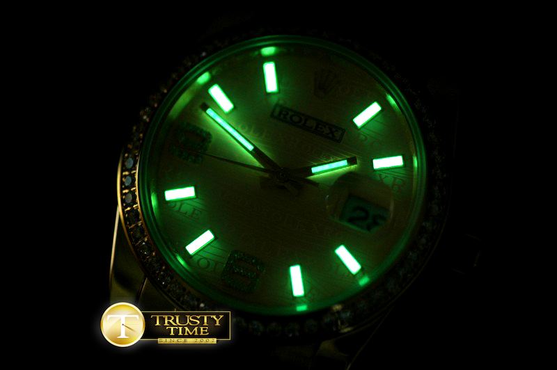 롤렉스 YG/LE Salmon Asian 2836/3135Real Diamond -RDJ0238B