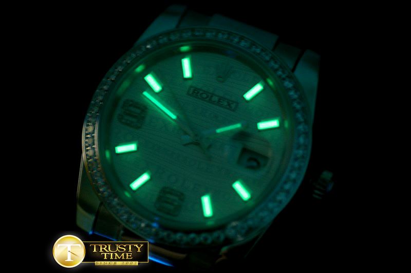 롤렉스 SS/LE Champagne Swiss Eta 2836/3135Real Diamond -RDJ0248A
