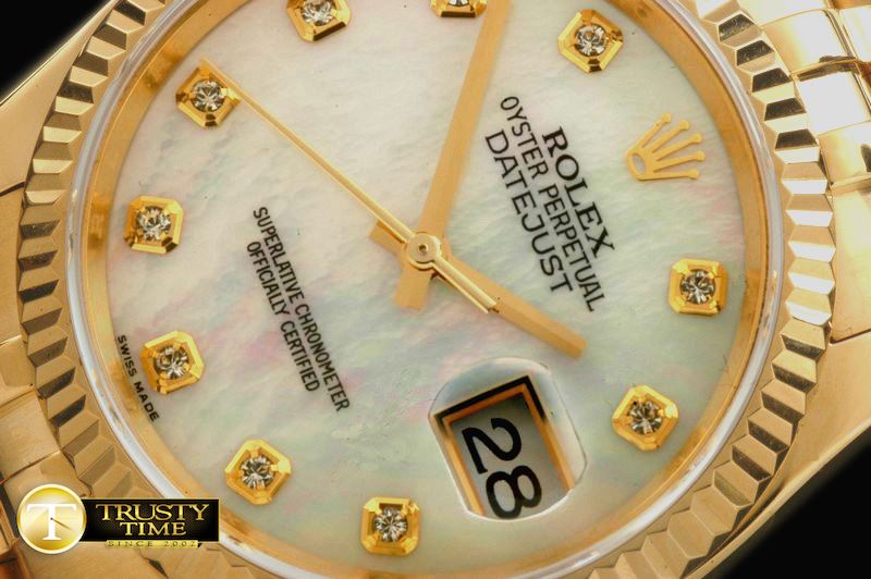 롤렉스 116238 MOP White Diam FG Swiss 2836 -RDJ0257