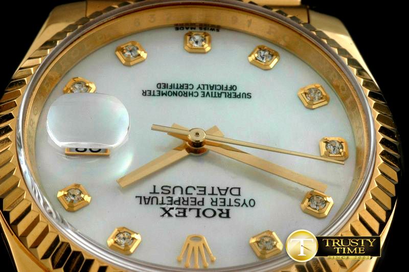 롤렉스 116238 MOP White Diam FG Swiss 2836 -RDJ0257