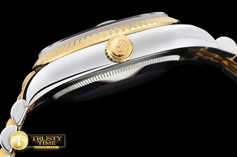 롤렉스 DJ 36mm Oyst Flt YG/SS (Wrap) Gold Diams BP A3135 Mod -RDJ0270B