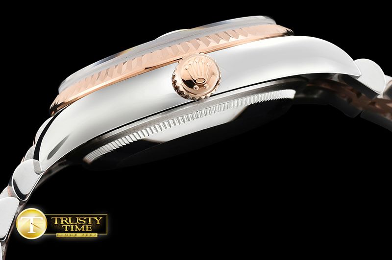 롤렉스 DJ 36mm Jub Flt RG/SS Rose Gold Stk BP A3135 Mod -RDJ0273A