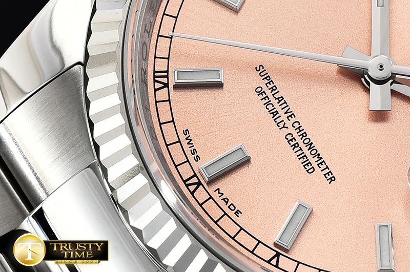 롤렉스 DJ 36mm Oyst Flt SS/SS Rose Stick ARF A3135 Mod -RDJ0301C