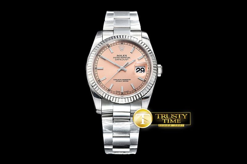 롤렉스 DJ 36mm Oyst Flt SS/SS Rose Stick ARF A3135 Mod -RDJ0301C