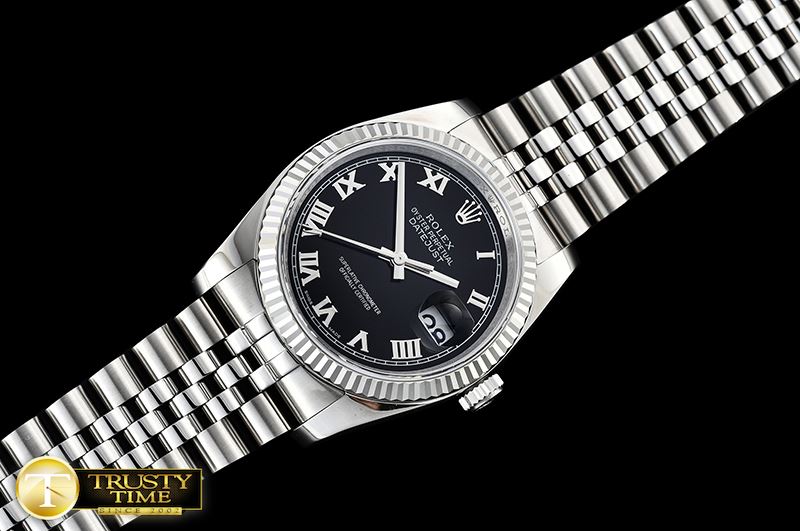 롤렉스 DJ 36mm Jub Flt SS/SS Black Roman ARF A3135 Mod -RDJ0302A
