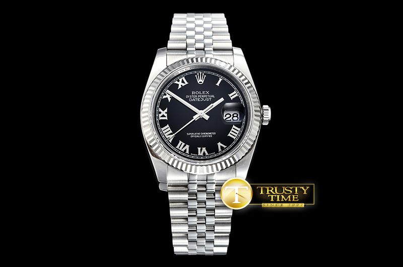 롤렉스 DJ 36mm Jub Flt SS/SS Black Roman ARF A3135 Mod -RDJ0302A