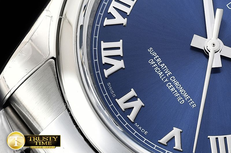 롤렉스 DJ 36mm Oyst Dome SS/SS Blue Roman ARF A3135 -RDJ0305C