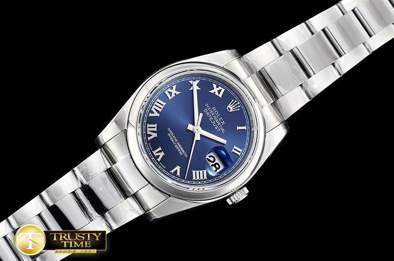 롤렉스 DJ 36mm Oyst Dome SS/SS Blue Roman ARF A3135 -RDJ0305C