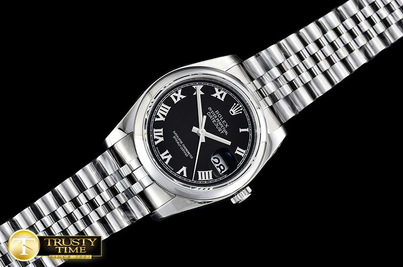 롤렉스 DJ 36mm Jub Dome SS/SS Black Roman ARF A3135 -RDJ0305E