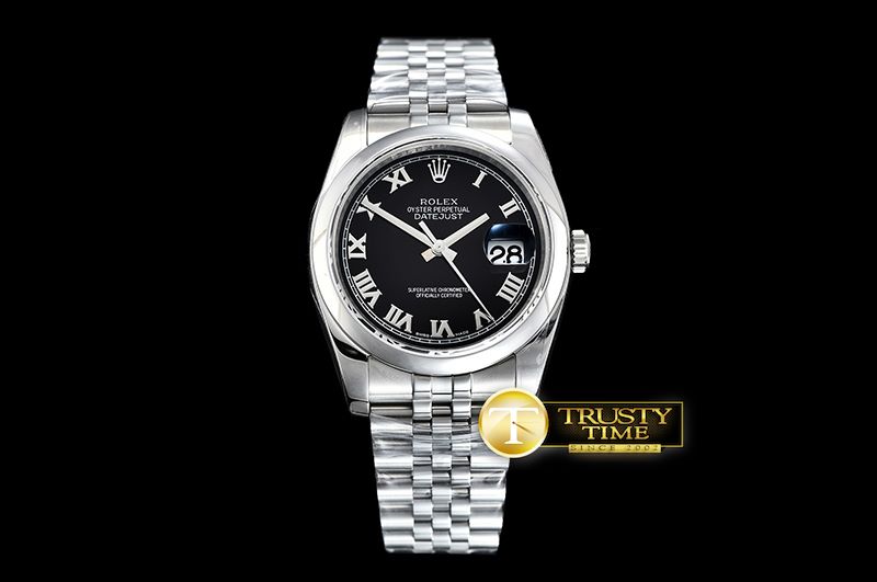 롤렉스 DJ 36mm Jub Dome SS/SS Black Roman ARF A3135 -RDJ0305E