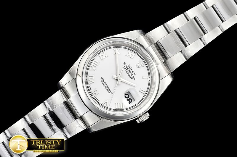 롤렉스 DJ 36mm Oyst Dome SS/SS Wht Roman ARF A3135 -RDJ0307A