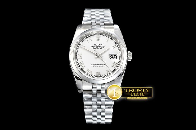 롤렉스 DJ 36mm Jub Dome SS/SS Wht Roman ARF A3135 -RDJ0307C