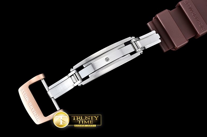 리차드밀 RM052 Skeleton Skull Brown CER/RU Rose Gold Custom Mod -RM0102D