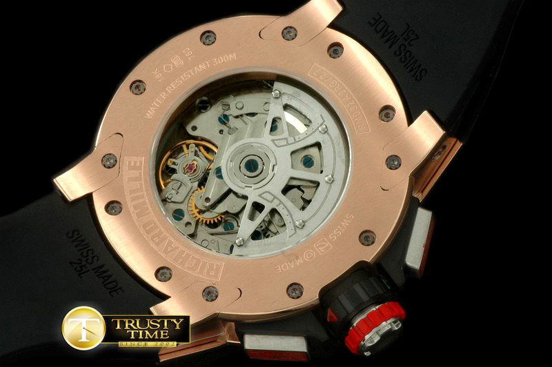 리차드밀 RM025 Diver Chrono Rose Gold RG/RU Asian 7750 -RM049