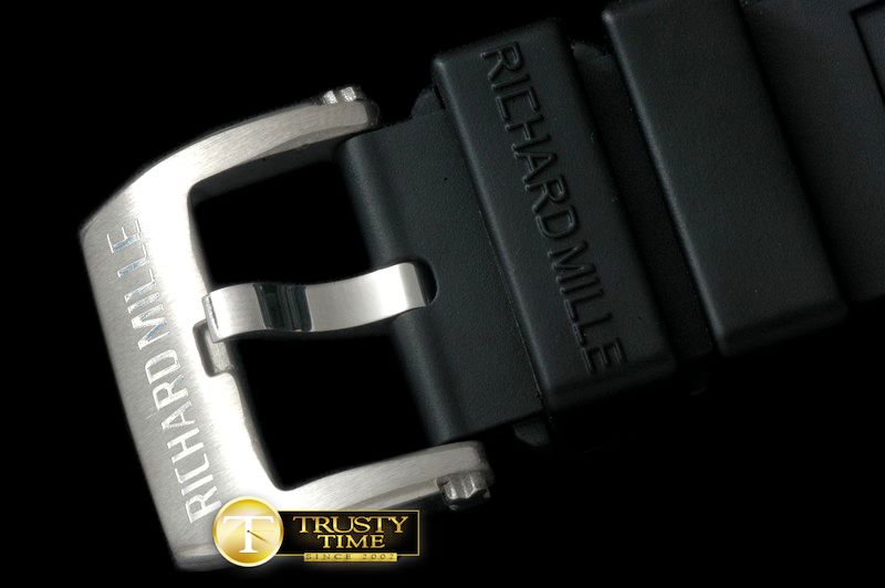리차드밀 Bubba Watson Tourbillon SS/RU White Swiss Qtz -RM067C