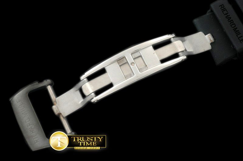 리차드밀 PVD Black/RU Black/Green Asian 7751 Decorated -RM075B