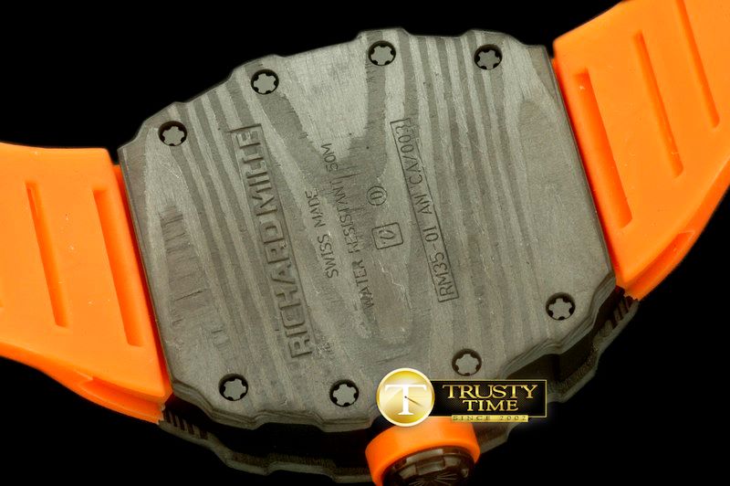 리차드밀 RM035 Rafael Nadal Tourbillon PVD/RU/Org Custom Skelet -RM077B