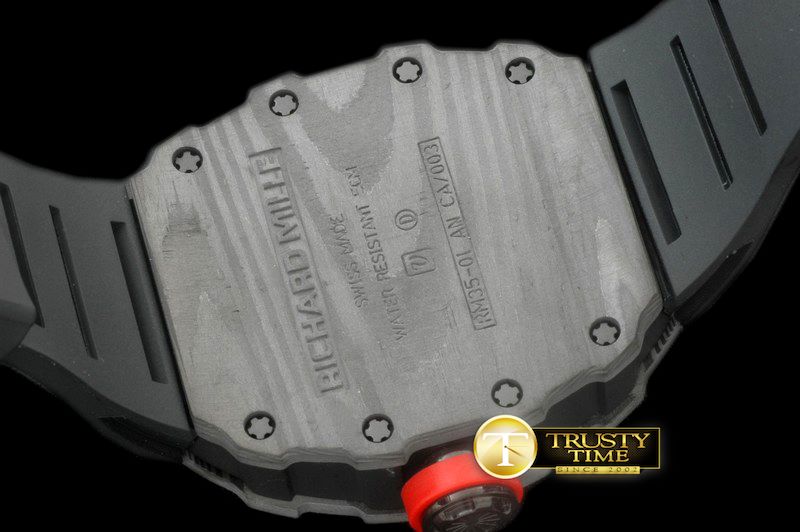 리차드밀 RM035 Rafael Nadal Tourbillon PVD/RU/Blk Custom Skelet -RM078A