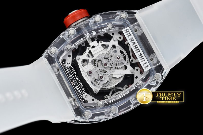 리차드밀 RM056 Felipe Messa Sapphire Limited Red MY9015 Mod -RM081B