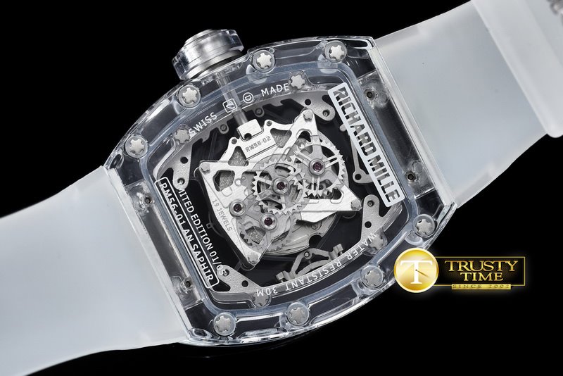 리차드밀 RM056 Felipe Messa Sapphire Limited White MY9015 Mod -RM081F
