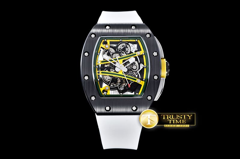 리차드밀 RM06101 Yohan Blake TZP Black Ceramic CER/RU Custom -RM092A