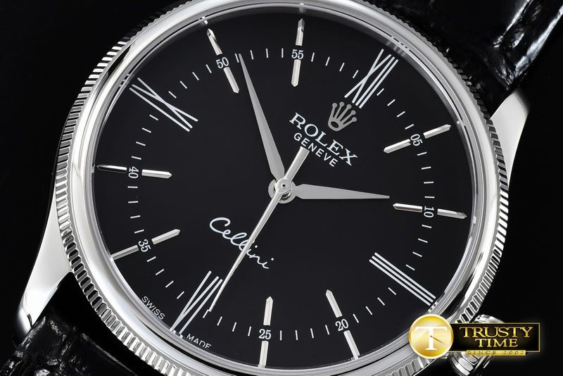 롤렉스 Cellini MK V2 SS/LE Black Asia 3132 -ROLCEL067C