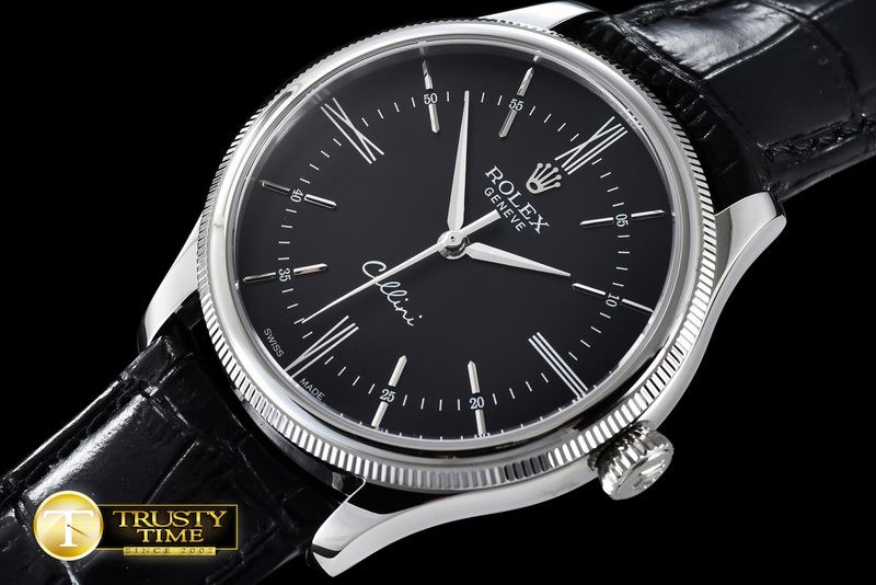 롤렉스 Cellini MK V2 SS/LE Black Asia 3132 -ROLCEL067C