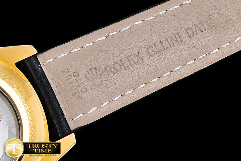 롤렉스 Cellini Date YG/LE Silver Sticks Asia 2824 -ROLCEL071D