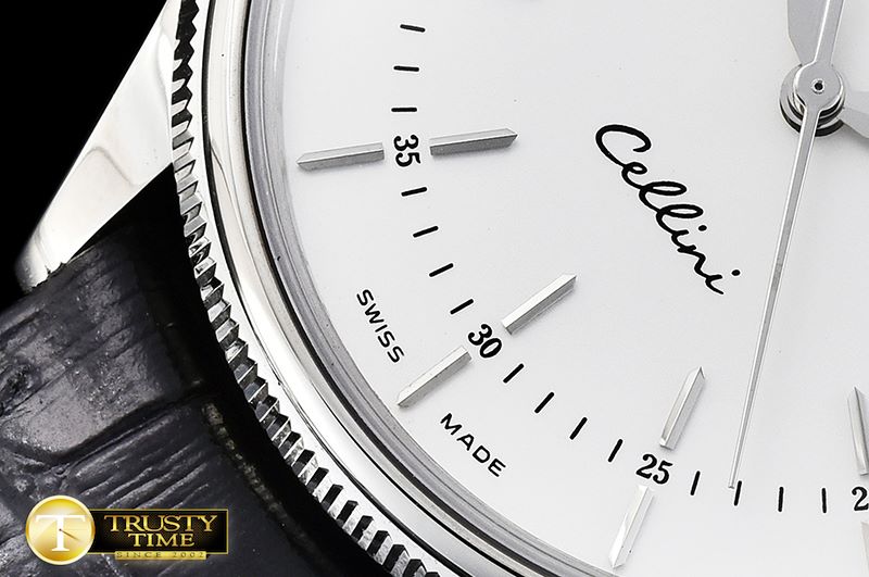 롤렉스 Cellini Time Ref.50509 SS/LE White Stick Asia 3132 -ROLCEL074D