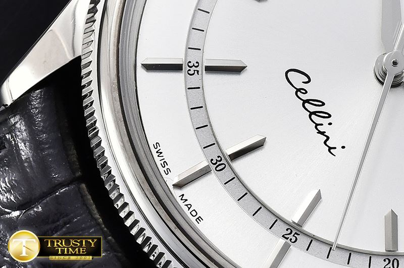 롤렉스 Cellini Time Ref.50509 SS/LE Silver White Asia 3132 -ROLCEL074E