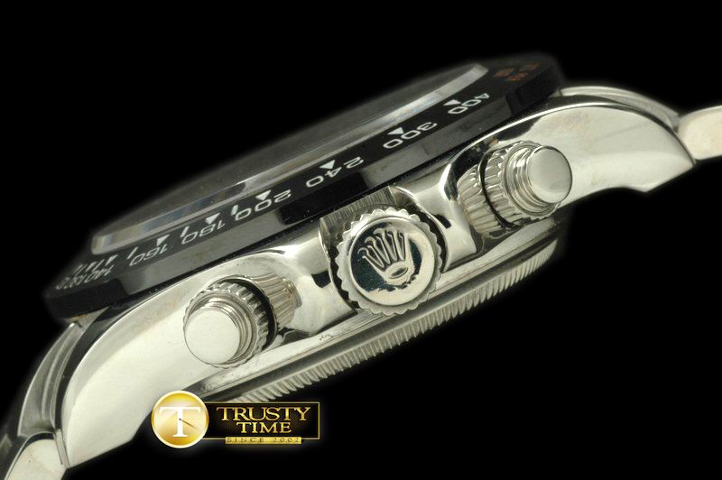 롤렉스 Daytona 116519 SS/CER/SS Black Num A7750 Sec@6 -ROLDYT0124B