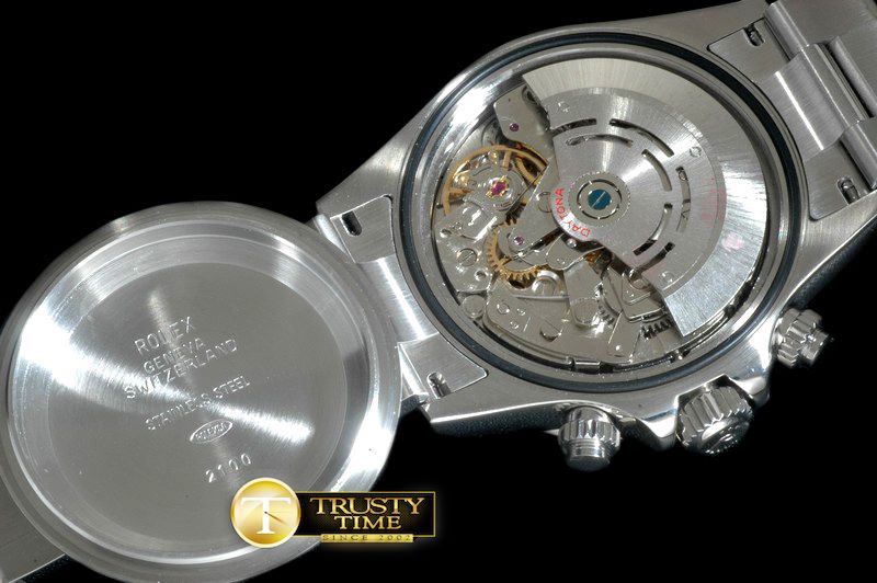 롤렉스 Daytona 116520 Noob SS/SS Black Stk A7750 Sec@6 -ROLDYT0154