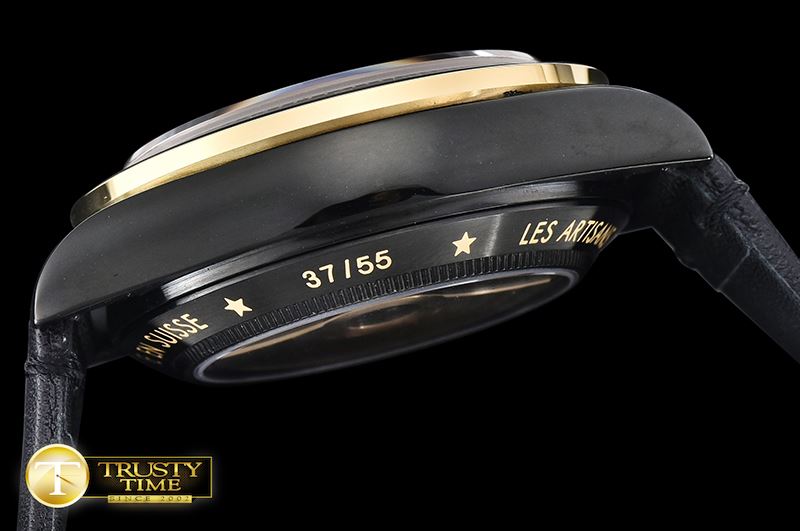 롤렉스 Daytona Kravitz LK01 DLC/LE Black/Gold BP A7750 Mod -ROLDYT0221