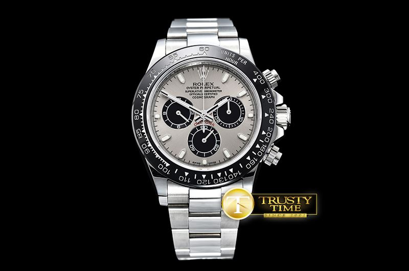 롤렉스 Daytona 116519LN SS/SS Grey/Blk Stks JHF A4130 Mod -ROLDYT0227B