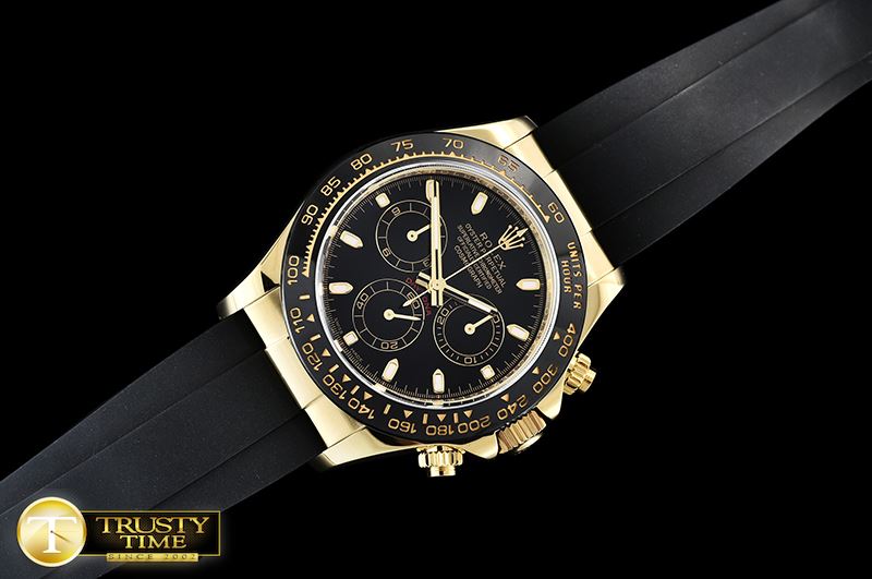 롤렉스 Daytona 116515LN YG/RU Black/Stk ARF Asia 4130 Mod -ROLDYT0233