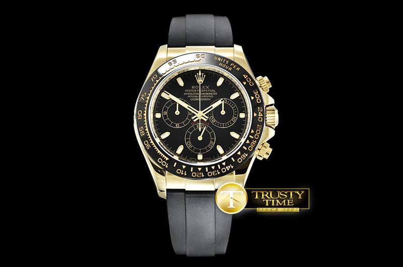 롤렉스 Daytona 116515LN YG/RU Black/Stk ARF Asia 4130 Mod -ROLDYT0233
