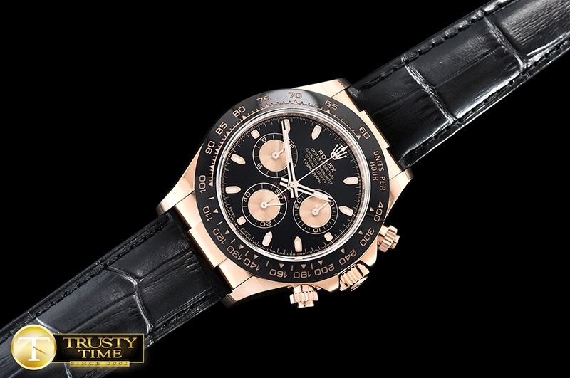 롤렉스 Daytona 116515 CER/RG/LE Blk Noob Asia 4130 Mod -ROLDYT0237B