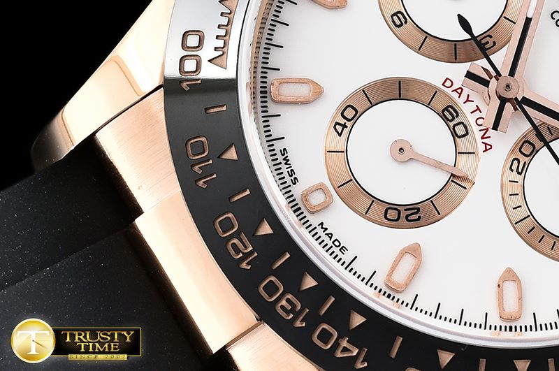 롤렉스 Daytona 116515 CER/RG/RU Wht Noob Asia 4130 Mod -ROLDYT0237E