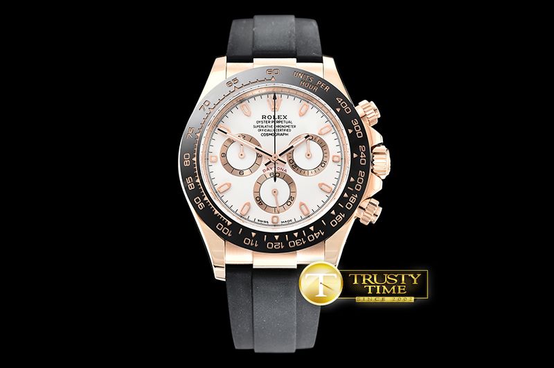 롤렉스 Daytona 116515 CER/RG/RU Wht Noob Asia 4130 Mod -ROLDYT0237E