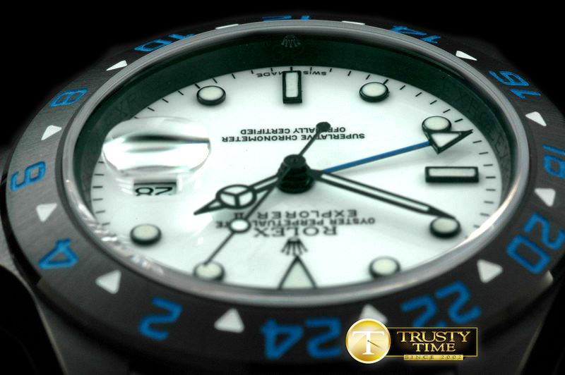 롤렉스 Project X Explorer II PVD White Asia 2813 -ROLEXP2025