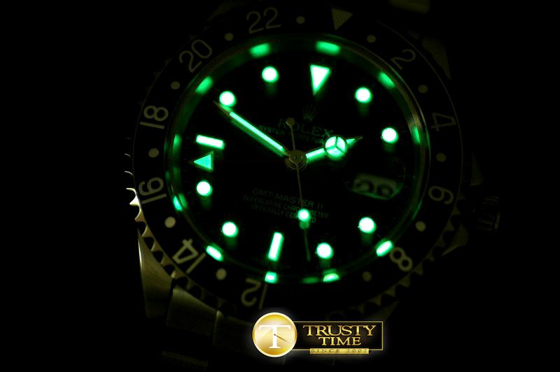 롤렉스 GMT II 16710 SS Black Swiss 2836/3186 -ROLGMT089A