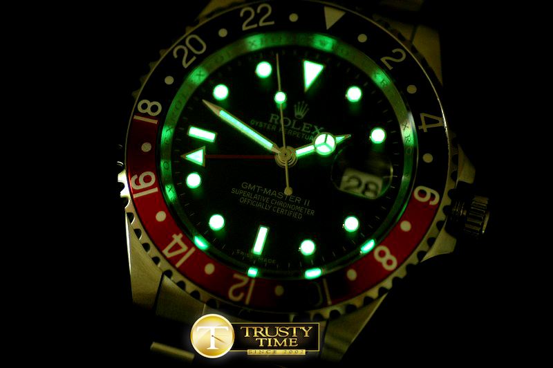 롤렉스 GMT II 16710 SS Black/Red Asian 2836/3186 -ROLGMT091B