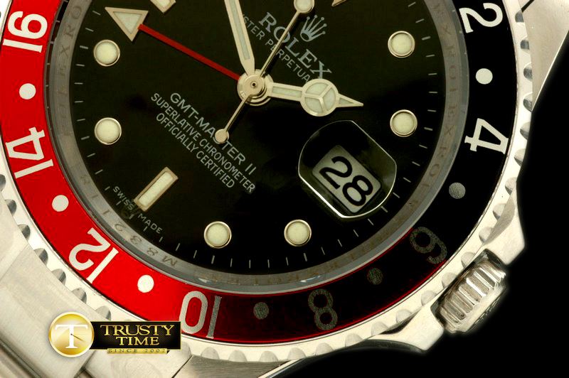 롤렉스 GMT II 16710 SS Black/Red Asian 2836/3186 -ROLGMT091B