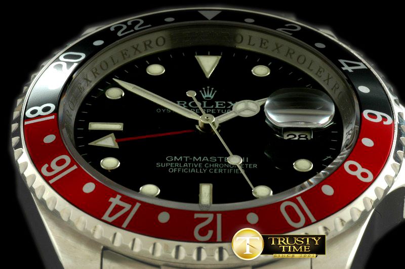 롤렉스 GMT II 16710 SS Black/Red Asian 2836/3186 -ROLGMT091B