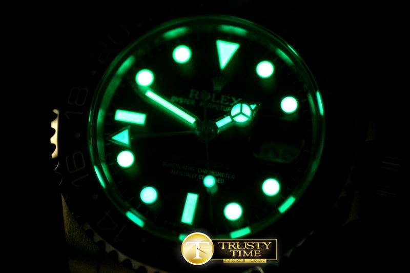 롤렉스 SS/SS 2008 GMT Black Swiss 2836 -ROLGMT099C