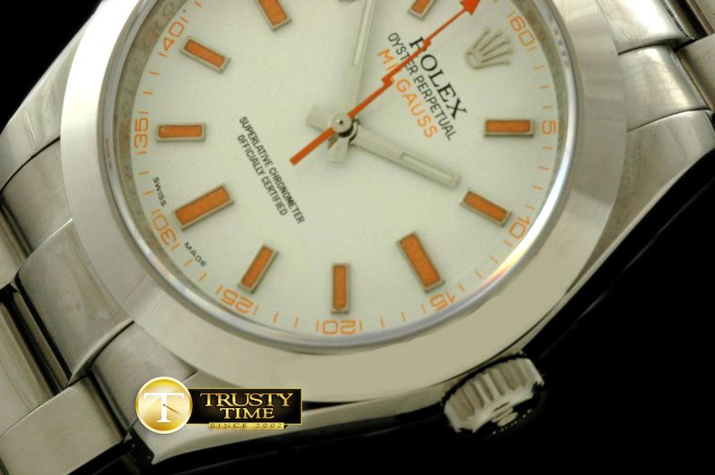 롤렉스 Milguass SS White Swiss Eta 2836/3131 -ROLMIL018C