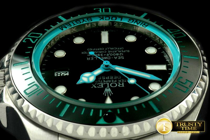 롤렉스 Deepsea Watch What If Edition SS Blk/LBlue A2813 -ROLSD037D