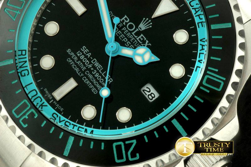 롤렉스 Deepsea Watch What If Edition SS Blk/LBlue A2813 -ROLSD037D