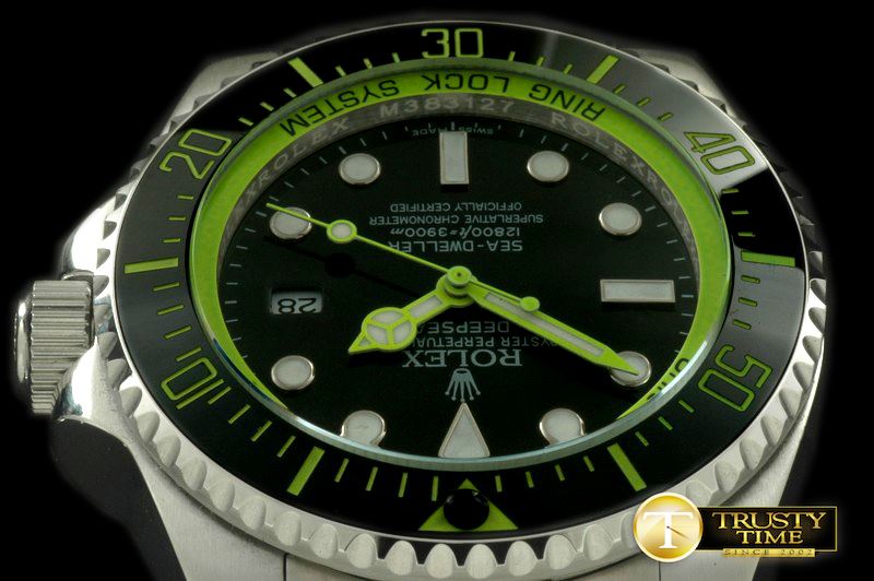 롤렉스 Deepsea Watch What If Edition SS Blk/Grn A2813 -ROLSD037E